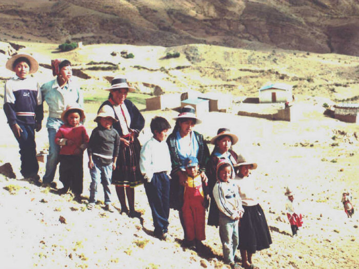 Il villaggio di Chacuela, dove è stato realizzato l'asilo