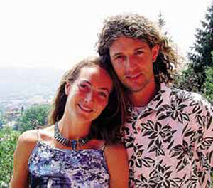 con il marito Gerardo Parolini