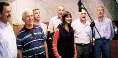 Da sinistra Enzo Conti, Salvi, Franchina, Guerini, Elena Conti, Rottigni e Ongaro.