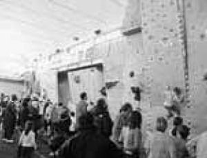 La parete di arrampicata