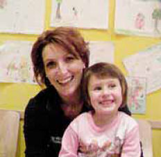 Elsa Moretti con Beatrice, giovane cliente