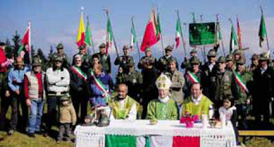 Incontro intervallare Alpini Cai Gandino Clusone
