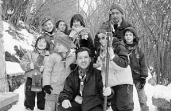 Un gruppo di scout Valgandino ad Ardesio