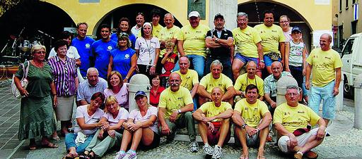 Il gruppo degli organizzatori della Gustar Gandino