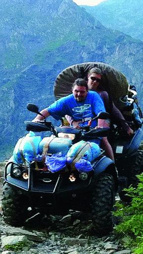 Andrea e Valentina verso il Curò