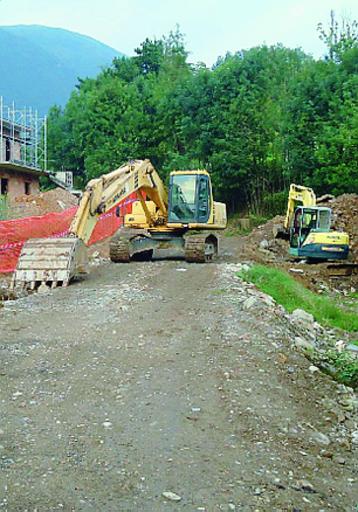 I lavori per la bretella