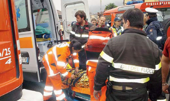 I soccorsi all’anziano di Gandino rimasto ferito sopra Cirano sono stati particolarmente difficili