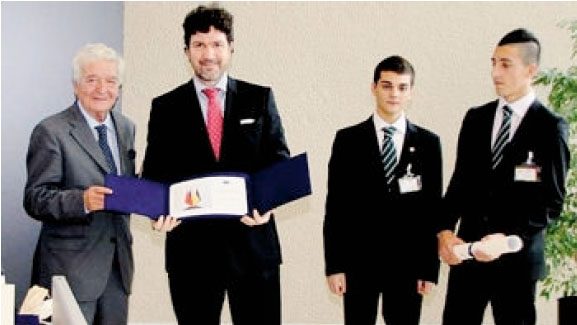 Antonio Rottigni premiato a Milano «ambasciatore dell’imprenditoria»