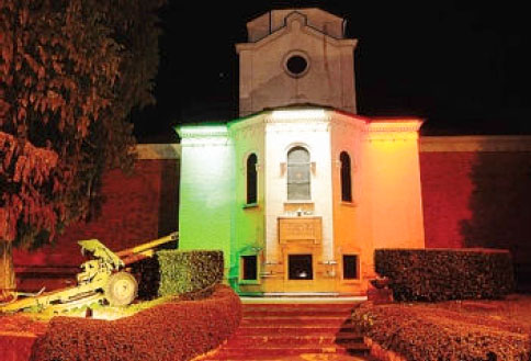 La nuova illuminazione dedicata ai Caduti al cimitero di Gandino