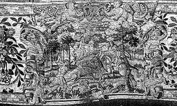 Arazzo del '500 custodito nel Museo della Basilica di Gandino