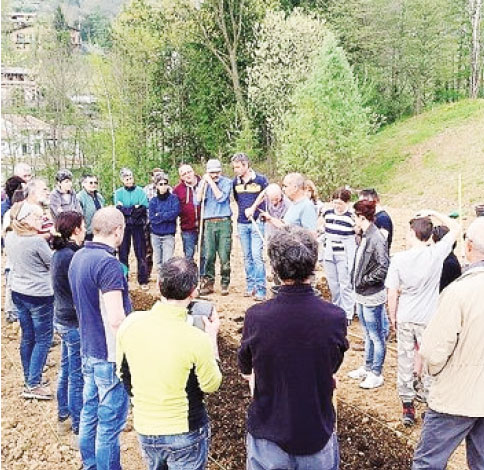 Un momento del corso che si è svolto nel fine settimana a Gandino