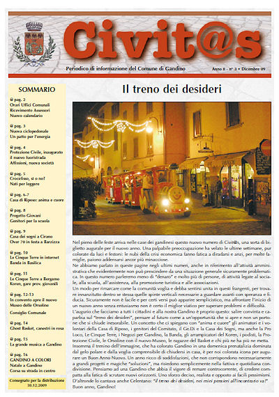 Copertina di Dicembre 2009