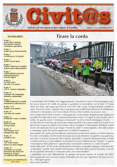 Copertina di Dicembre 2010