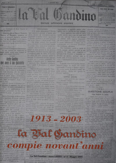 Copertina di Maggio 2003