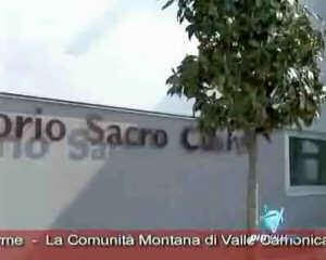 Ultimi lavori all'Oratorio di Gandino prima del taglio del nastro