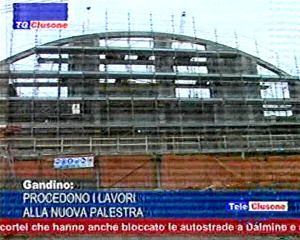 Procedono i lavori alla nuova palestra