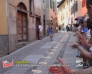 La tradizionale Corsa delle uova