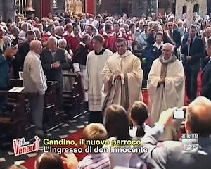 L'ingresso del nuovo parroco Don Innocente