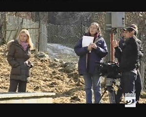 Troupe della Rai a Gandino per le camicie rosse