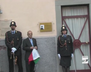 Dedicazione della sala civica al vigile Alessando Ferrari