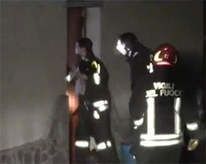 Incendio doloso a Barzizza