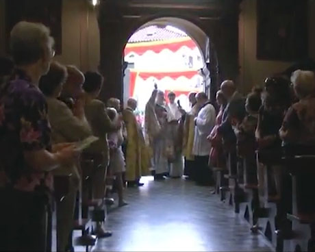 Barzizza, benedetti i restauri della chiesa