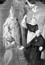 La pala di San Nicola proveniente dalla chiesa di Santa Croce