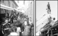 Sportivi all’opera e il pienone in centro