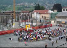 la celebrazione della posa della Prima pietra