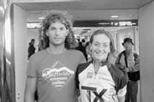 Con il marito Gerardo che l’ha accompagnata insieme alla cognata Sara