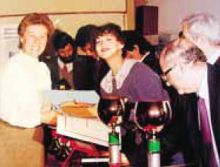 Lucia Rottigni Tamanza a una premiazione.