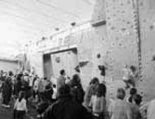 La parete di arrampicata