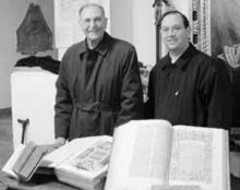 Il dono di nove testi sacri antichi al museo della Basilica