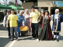 La delegazione della Pro loco di Gandino a Varzi