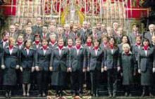 La corale Luigi Canali in una foto del 2008