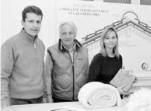 MANIFATTURA ARIETE Silvano Pasini (al centro) con i figli Claudio e Susanna