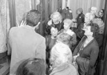 Turisti in visita al Museo di Gandino