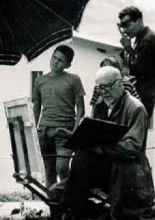 Il pittore Pietro Servalli egli anni ’60