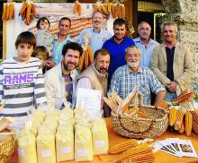 Coltivatori e promotori del progetto Melgotto a Gandino