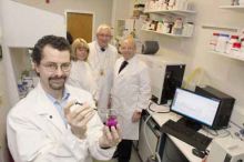 Il professor Matteo Zanda con il sindaco di Aberdeen e le altre autorità in visita all’Università