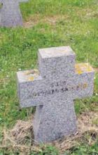 La tomba di Antonio Colombi a Mauthausen