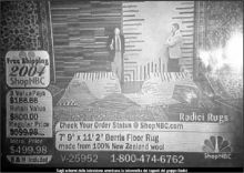 Sugli schermi della televisione americana la televendita dei tappeti del gruppo Radici