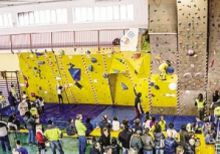 Arrampicata sportiva indoor domenica a Gandino