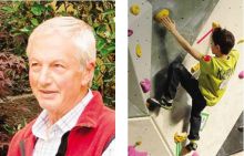 Il presidente Antonio Castelli e un giovane del Gruppo Koren