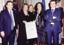 prefettura, nel 2006, per l’onorificenza di Cavaliere della Repubblica