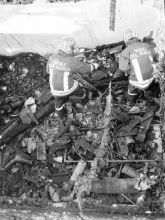 I Vigile del fuoco al lavoro.